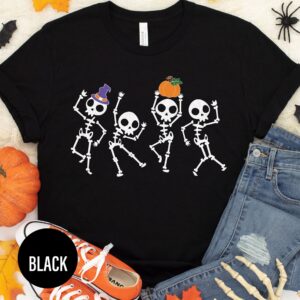 Dancing Bones Halloween T Shirt