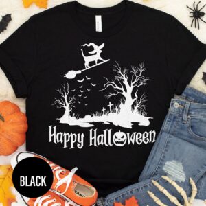Happy Halloween Cat Halloween T Shirt