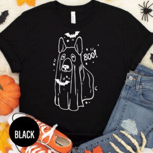 Cute Ghost Halloween Dog Halloween T Shirt
