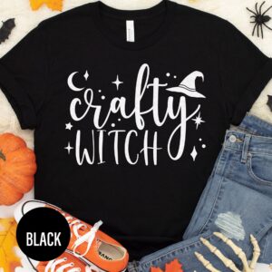 Crafty Halloween Witch Halloween T Shirt