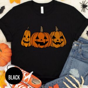 Fall Pumpkin Halloween T Shirt