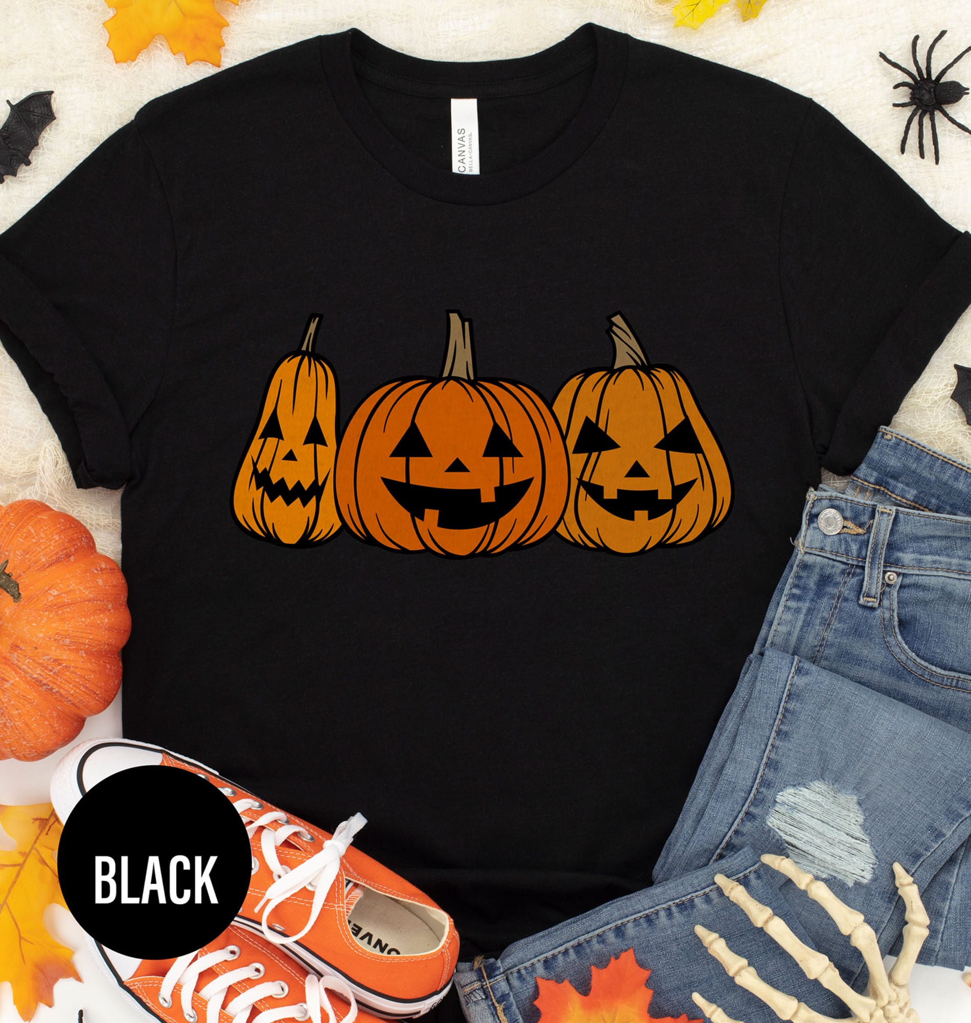Fall Pumpkin Halloween T Shirt