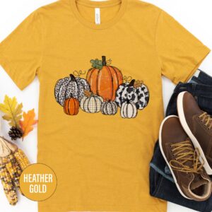 Autumn Pumpkin Delight Tee By Holidayshirts