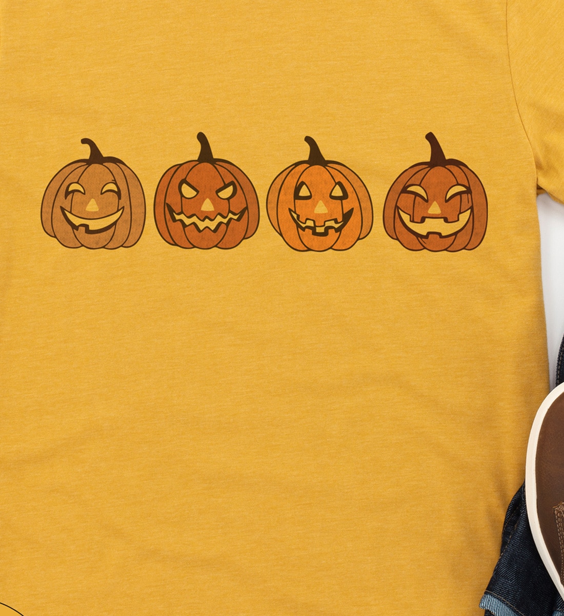 Autumn Pumpkin Jackolantern Tee - Holidayshirts