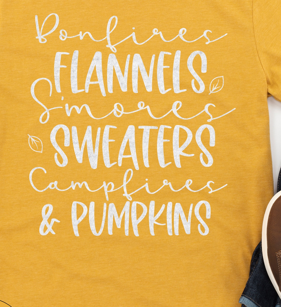Flannel S'mores Sweater & Pumpkin Tee - Holidayshirts