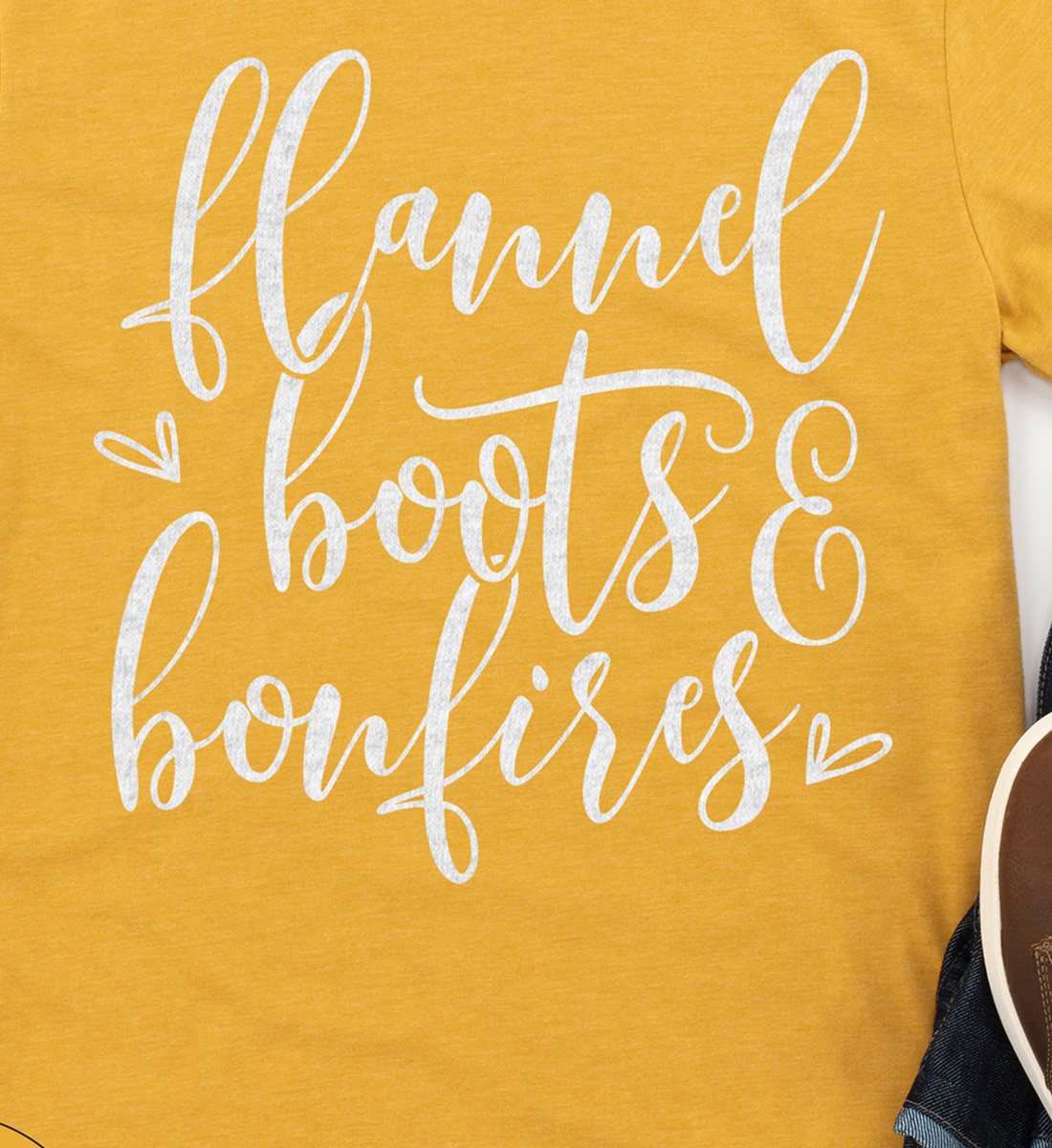 Cozy Flannel & Boots Bonfire Tee - Holidayshirts