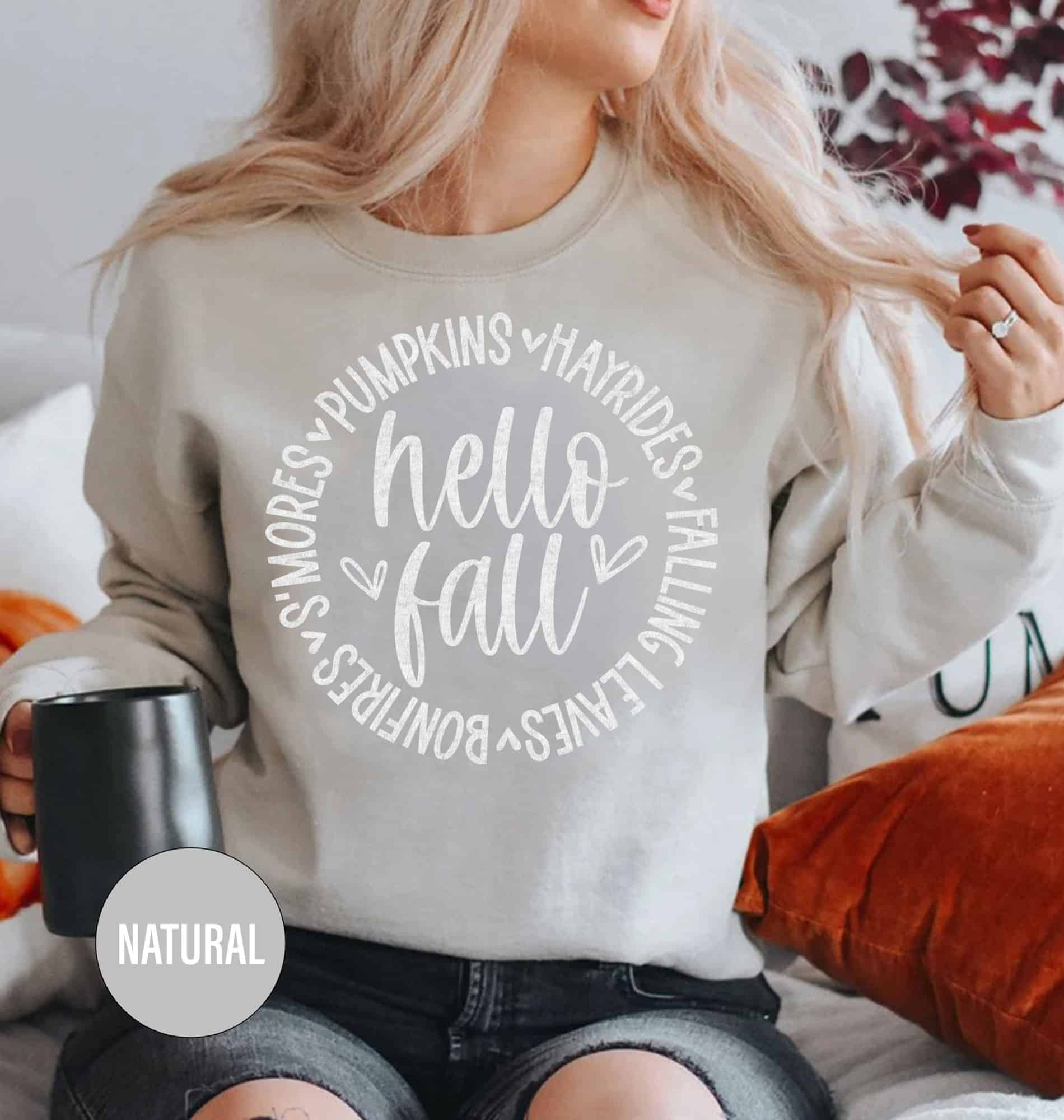 Autumn Embrace Hello Fall Tee From Holidayshirts