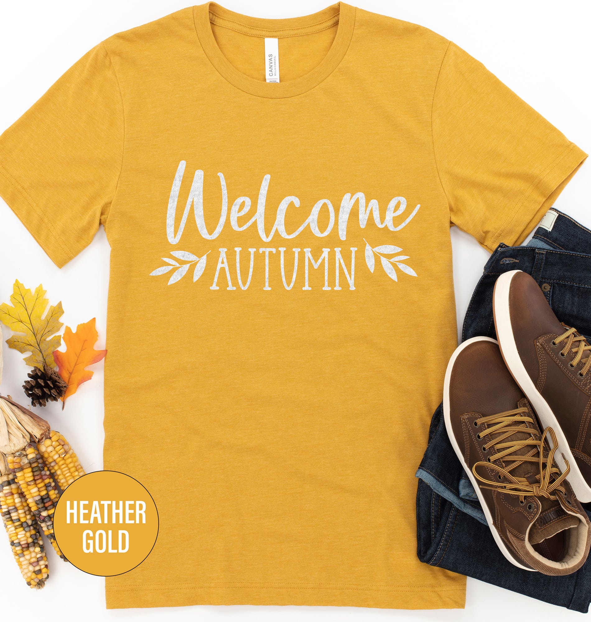 Autumn Embrace - Fall-themed Tee From Holidayshirts