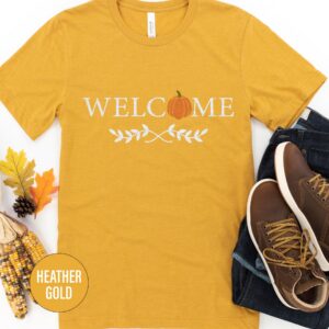 Charming Welcome Pumpkin Tee From Holidayshirts