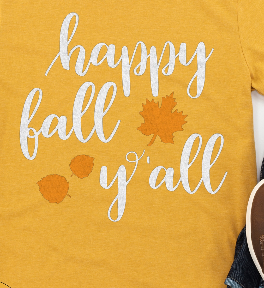 Happy Fall Y'all Festive Tee From Holidayshirts
