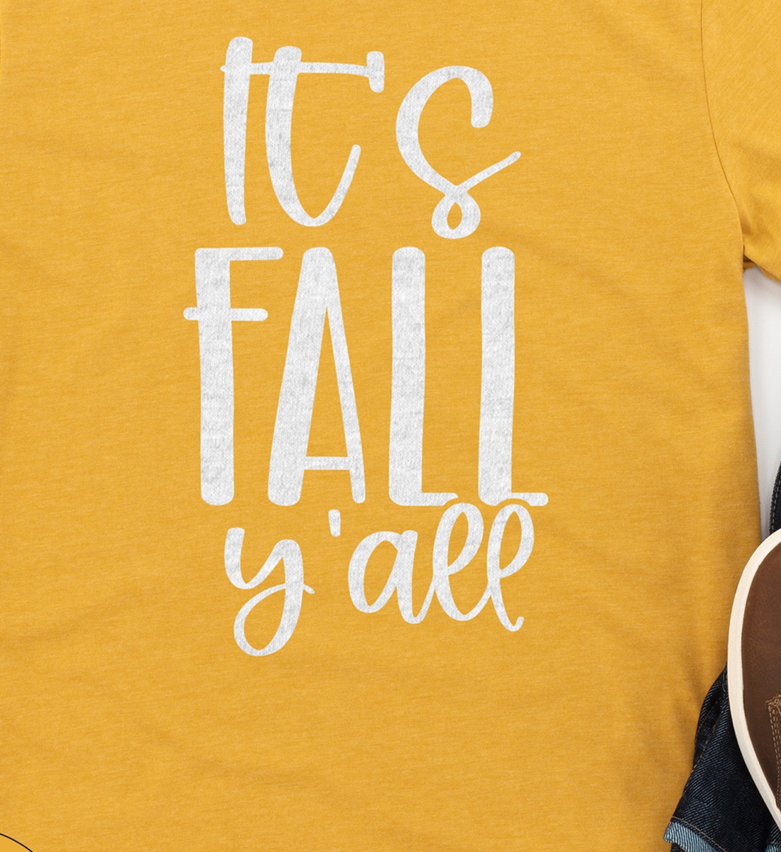 Autumn-ready 'it's Fall Y'all' Tee From Holidayshirts