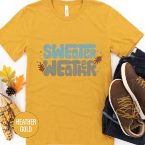 Holidayshirts.com's Cozy Sweater Weather Tee