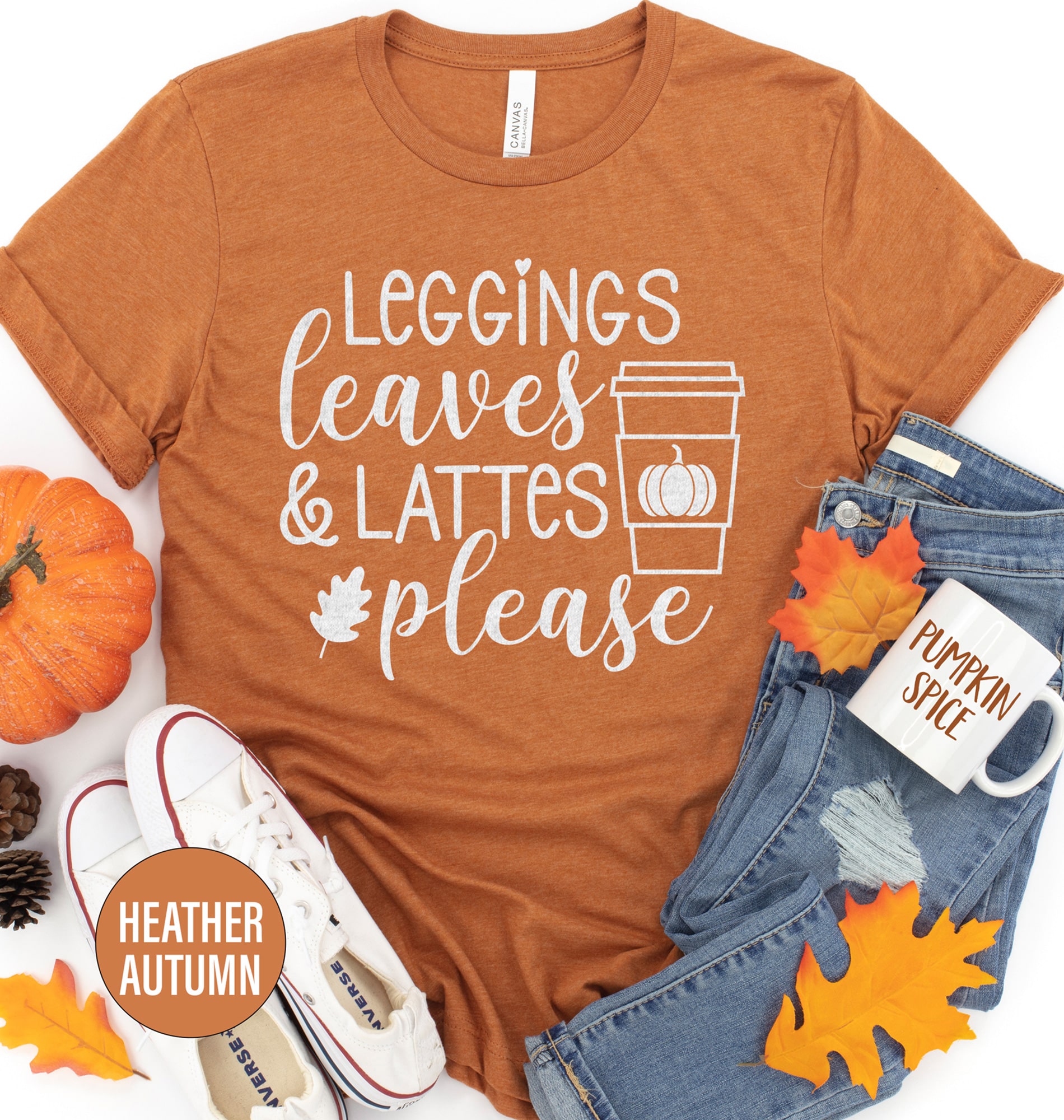 Leggings Leaves And Lattes Please