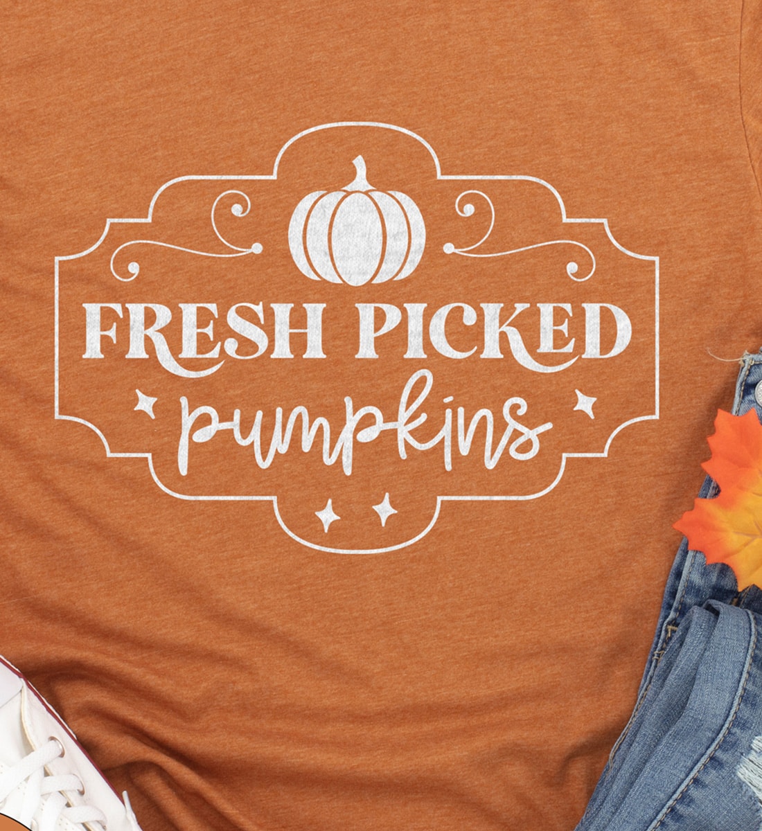 Freshly Picked Farm Pumpkin Tee - Holidayshirts