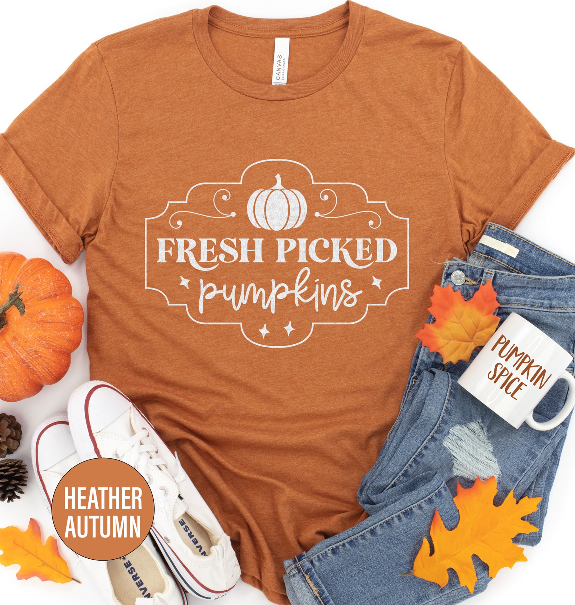 Freshly Picked Farm Pumpkin Tee - Holidayshirts