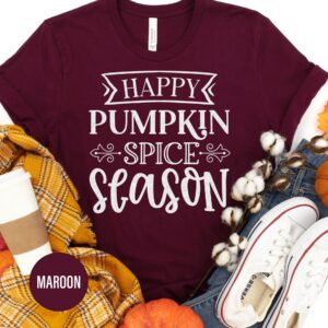 Holidayshirts.com's Cozy Pumpkin Spice Fall Tee