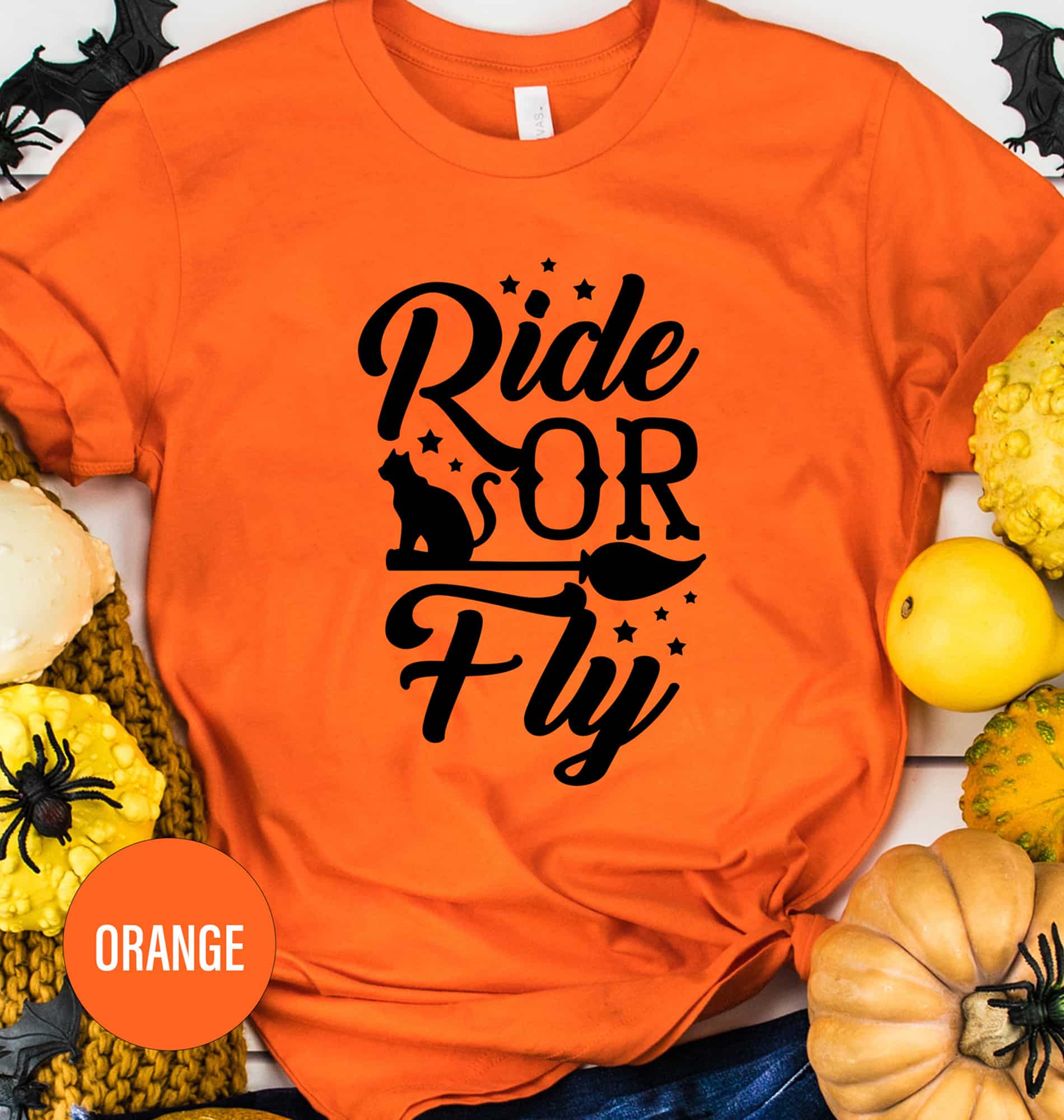 Ride Or Fly Halloween T Shirt