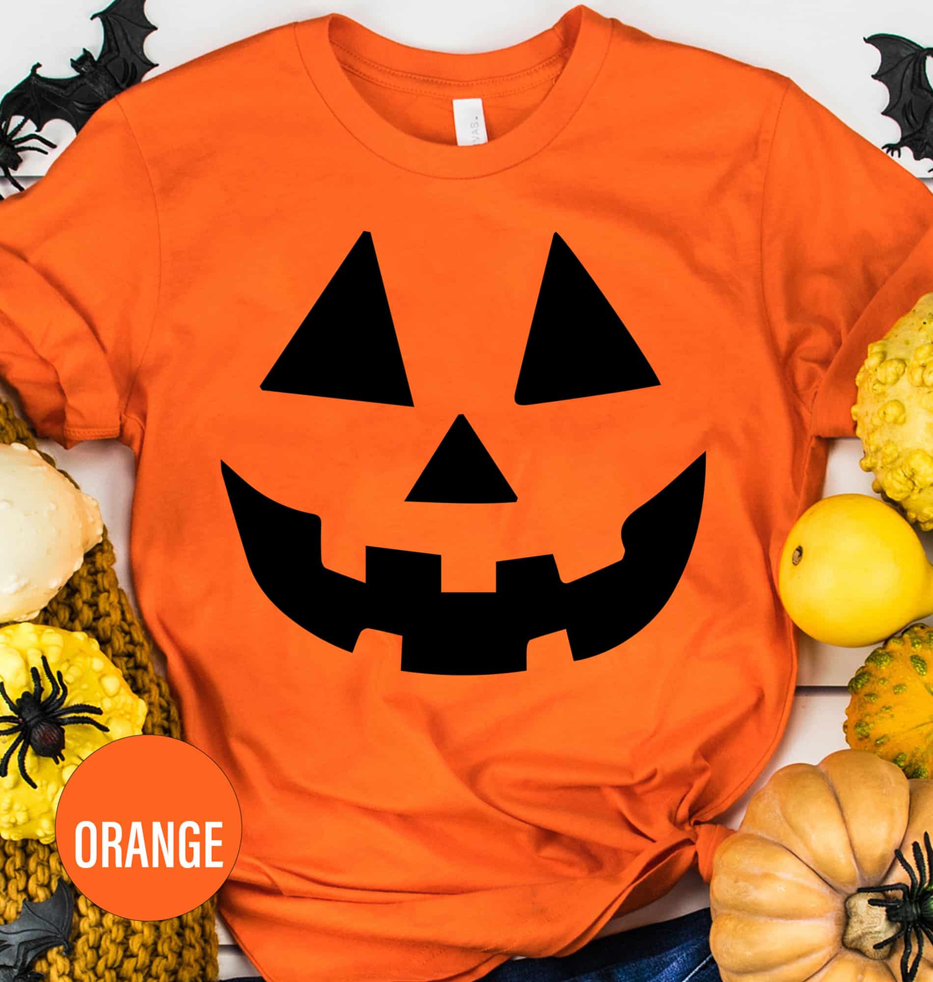 Cute Pumpkin Face Halloween T Shirt