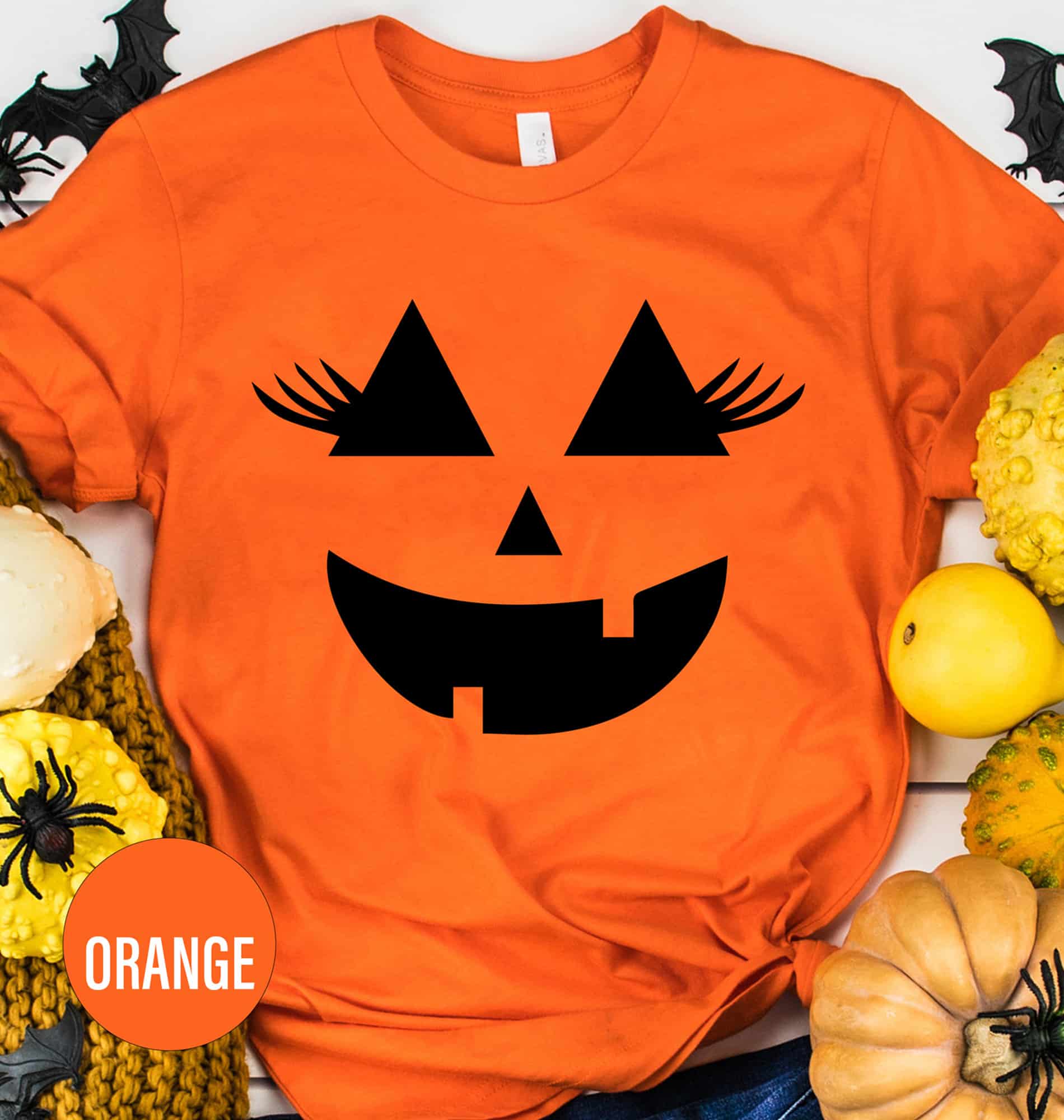 Cute Girl Pumpkin Halloween T Shirt