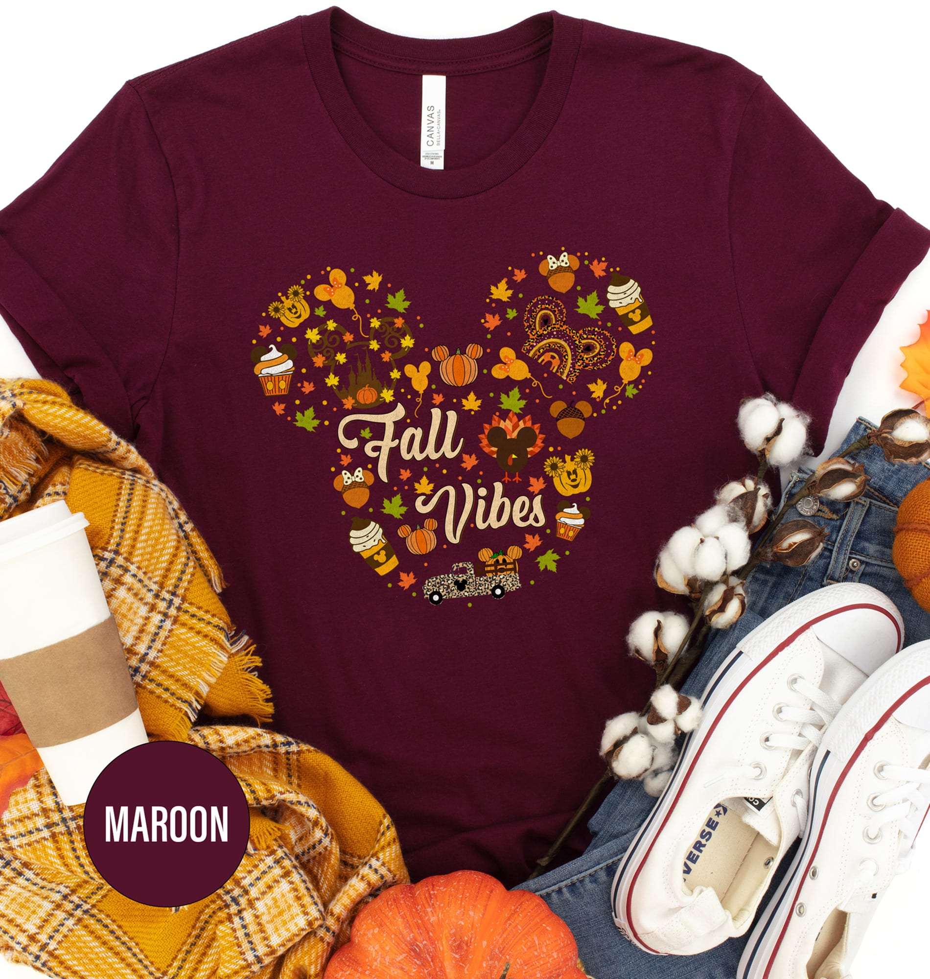 Disney Fall Vibes Tee - Autumn Magic From Holidayshirts