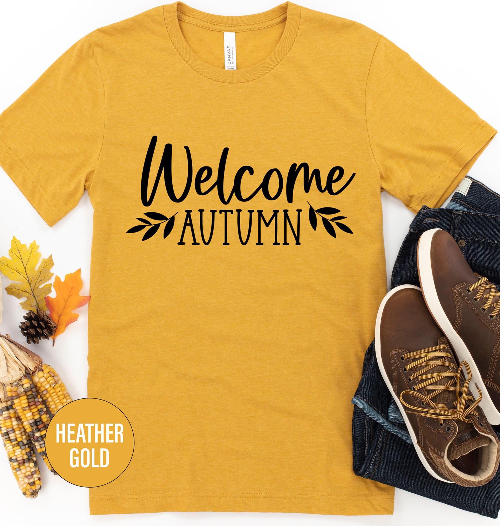 Autumn Embrace - Fall-themed Tee From Holidayshirts