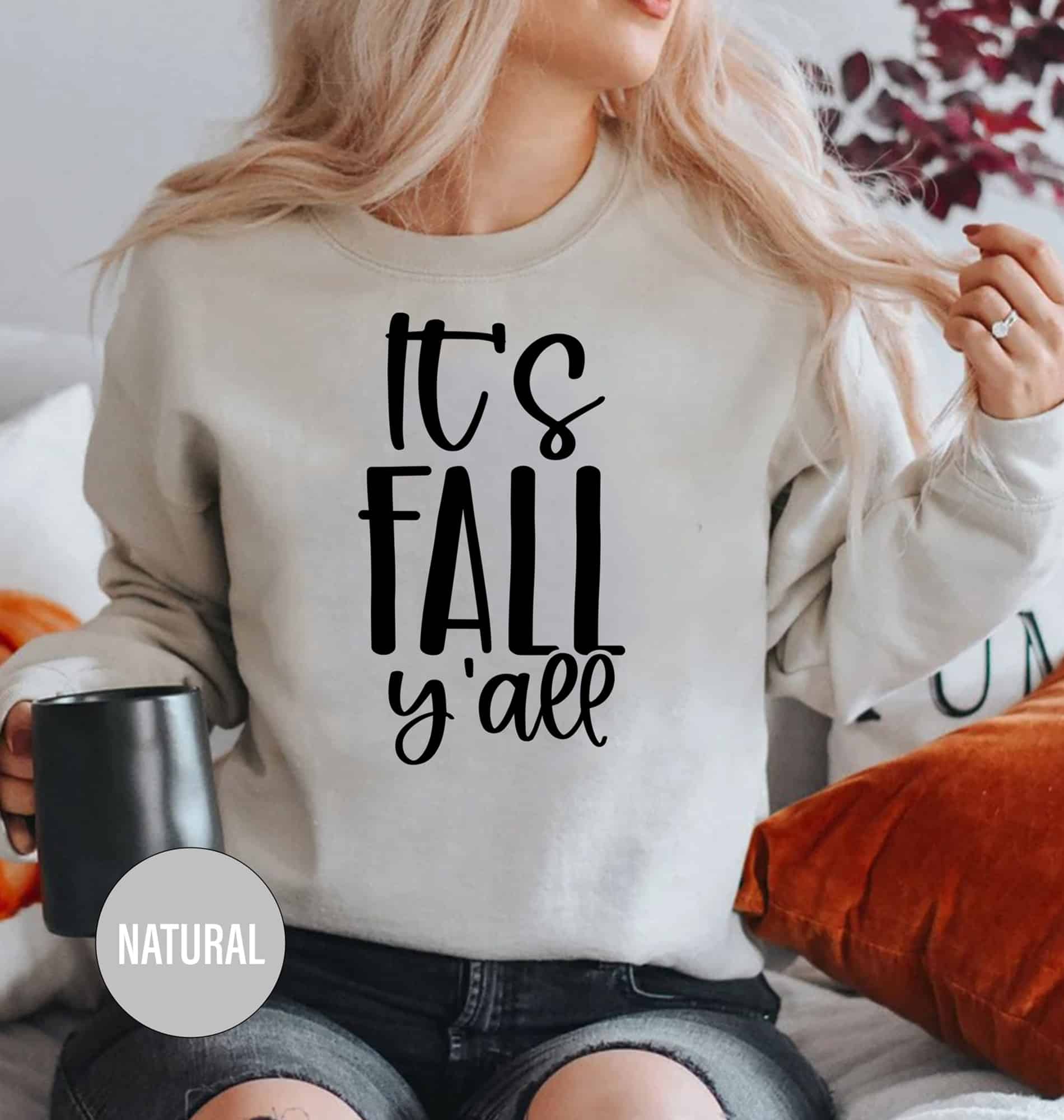 Autumn-ready 'it's Fall Y'all' Tee From Holidayshirts