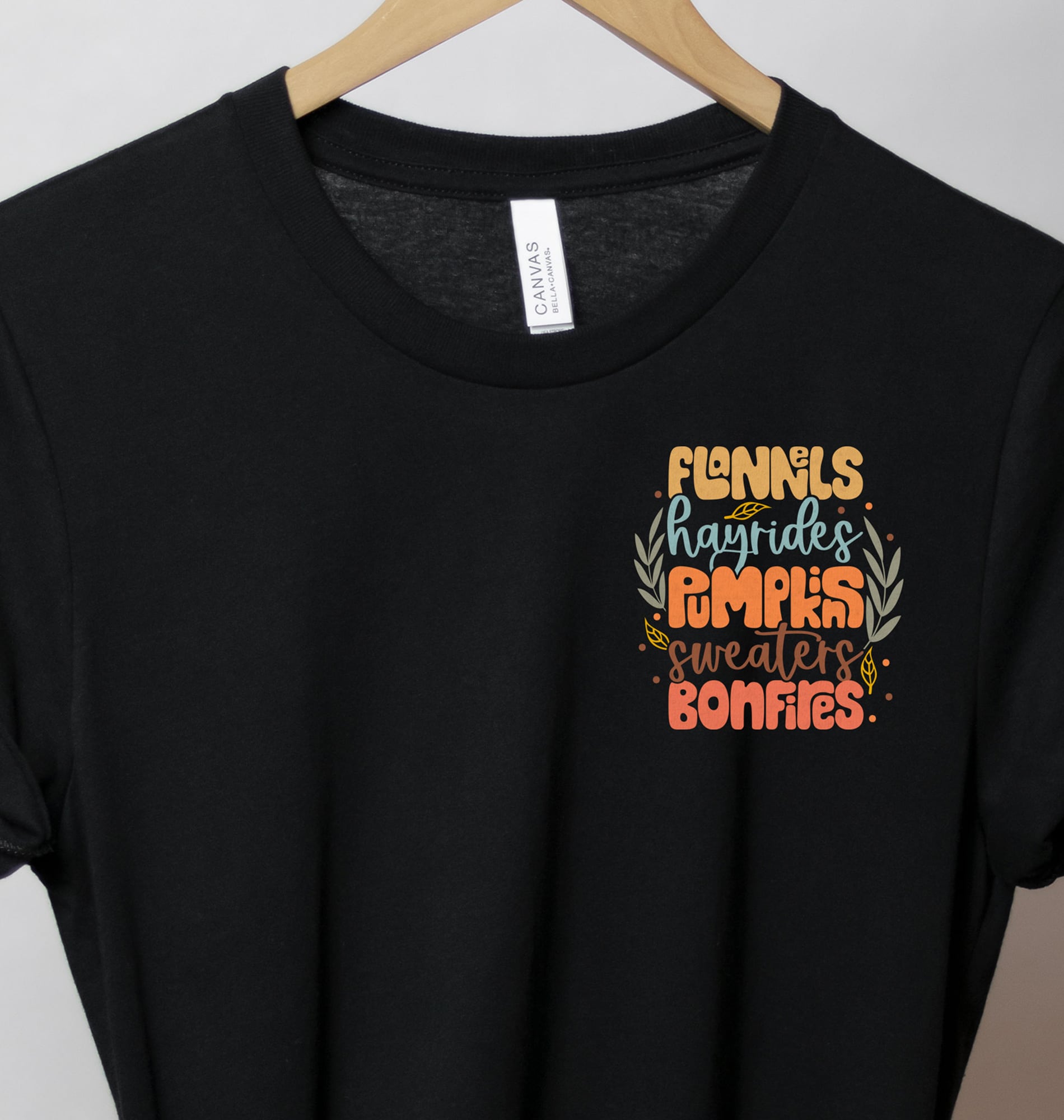 Fall Festivities Flannel Shirt - Pumpkins & Bonfires