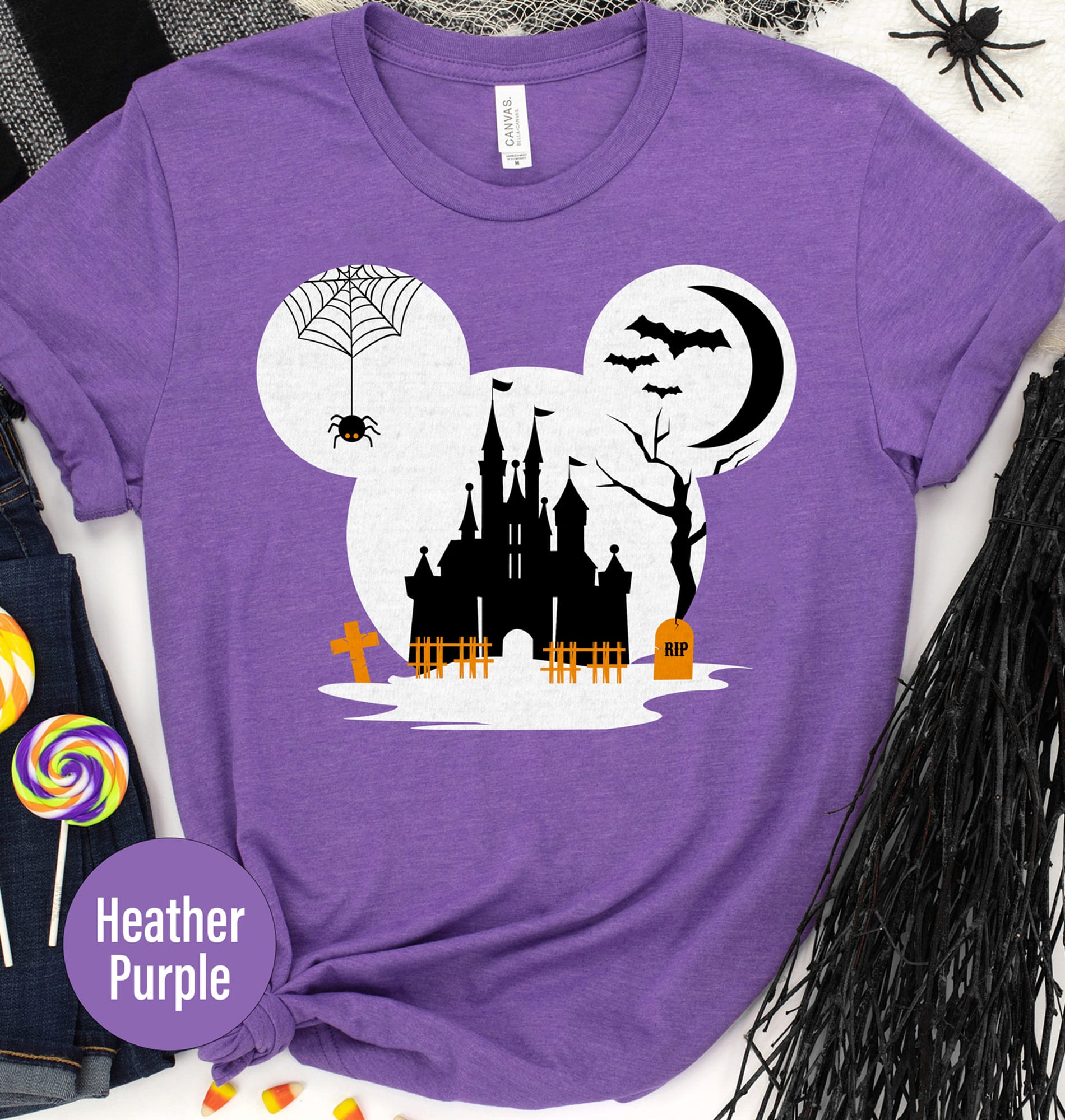 Disney Castle Spooky Halloween Halloween T Shirt