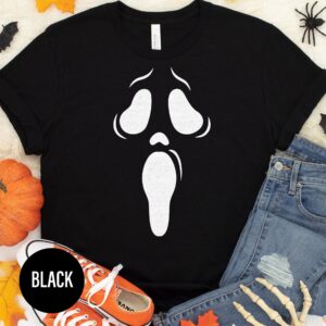 Chic Scream Ghost Face Tee - Halloween Special
