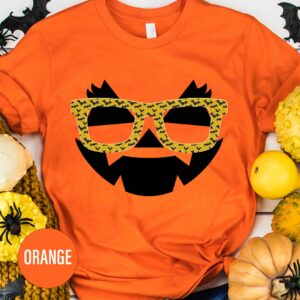 Chic Pumpkin Face Tee - Halloween Special