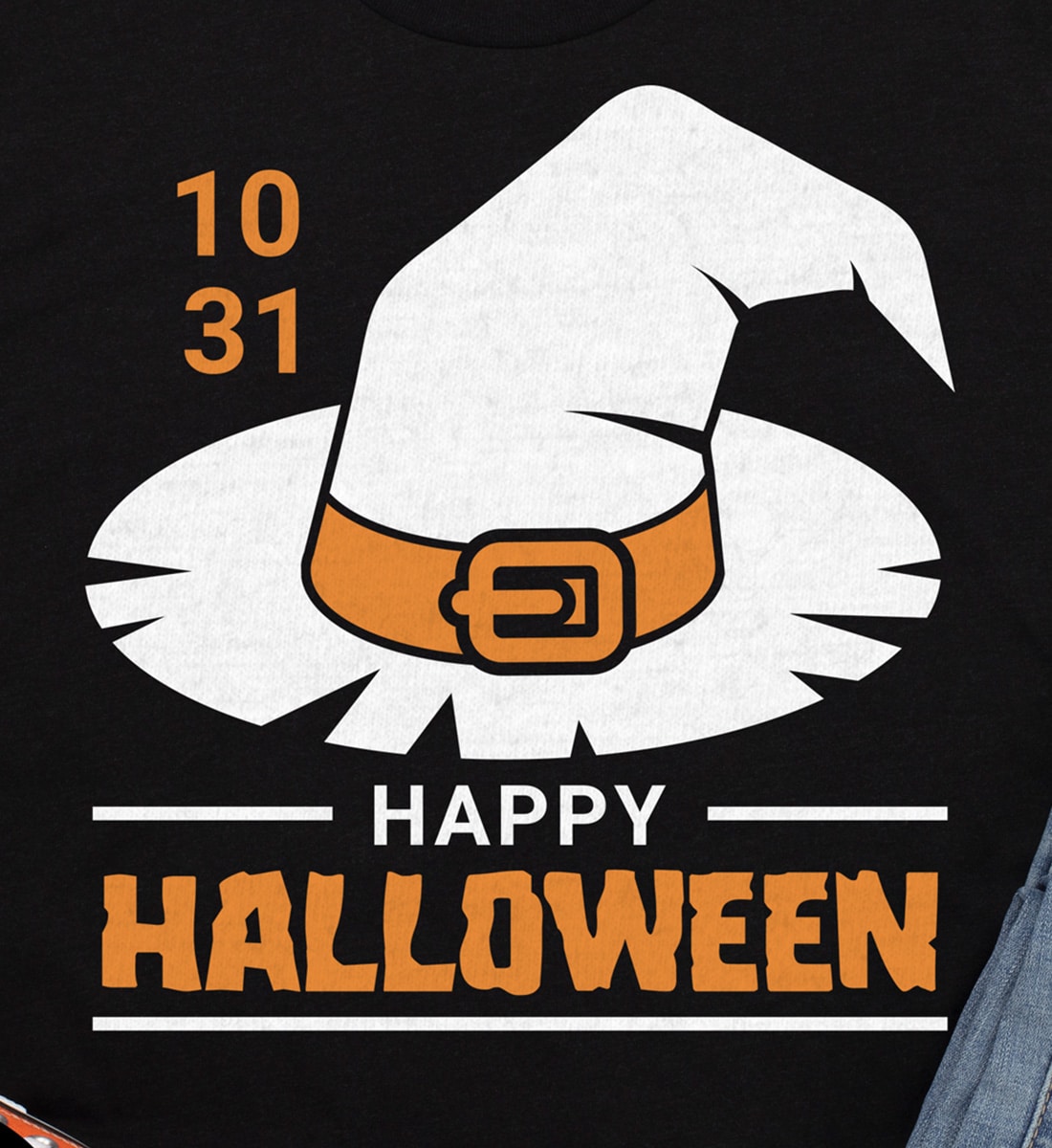 Cool Happy Halloween Hat Tee - Holidayshirts.com