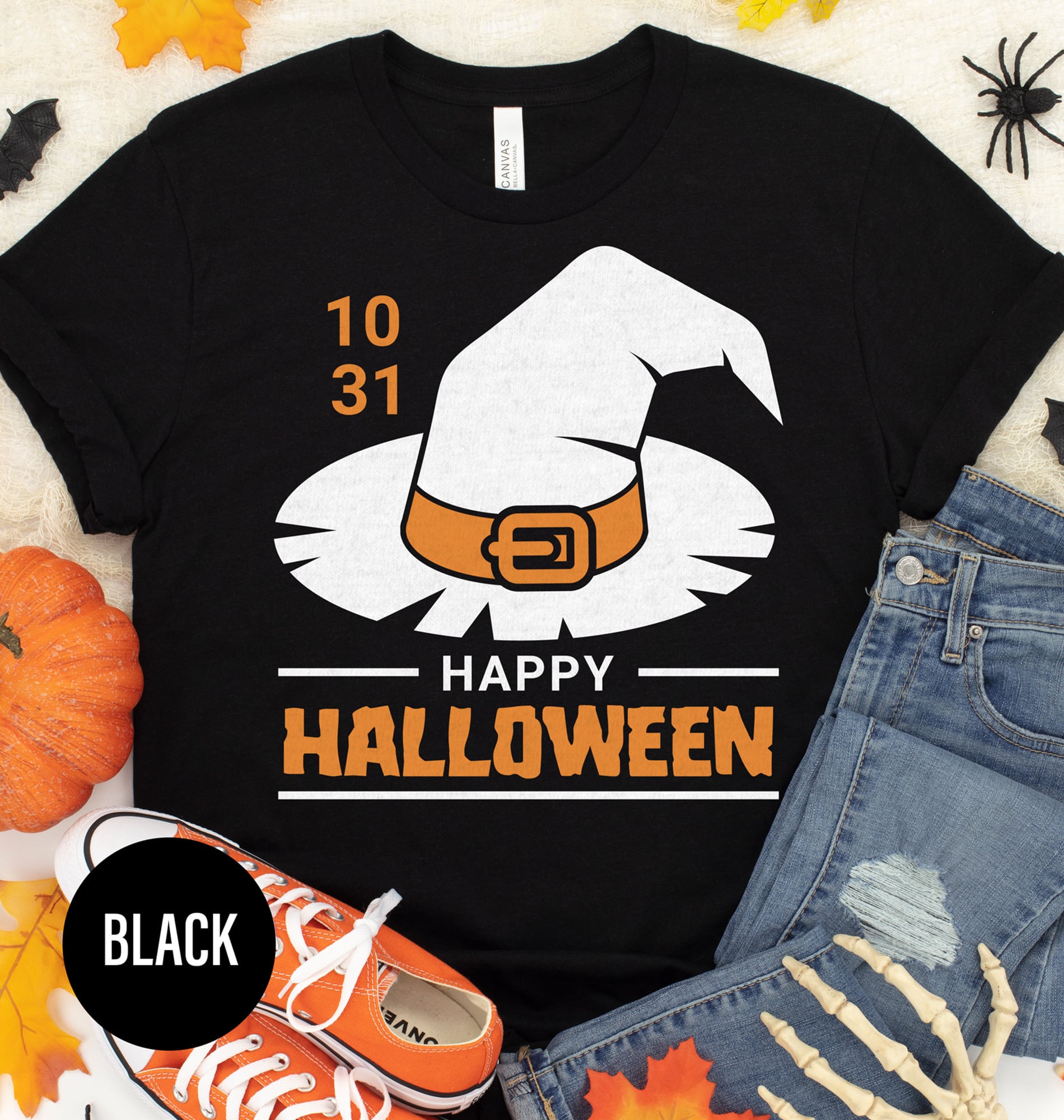 Cool Happy Halloween Hat Tee - Holidayshirts.com