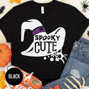 Spooky-cute Creepy Hat Halloween Tee