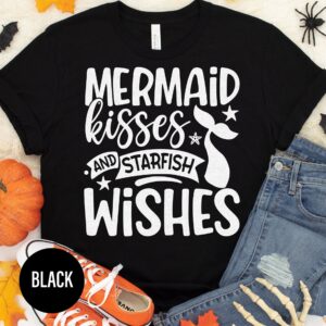 Mermaid Kisses Halloween Tee - Breathable & Chic