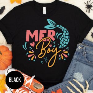 Mermaid Boy Chic Halloween Tee - Holidayshirts.com