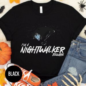 Holidayshirts.com's Spooky Nightwalker Black Tee