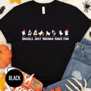 Sleek Ghost Fun Halloween Tee By Holidayshirts