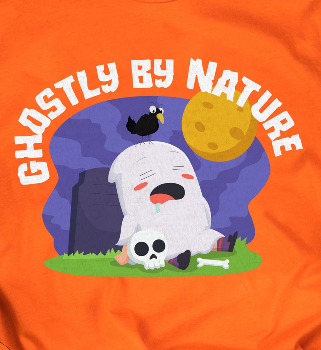 Spooky Versatile Ghost Nature Tee - Holidayshirts
