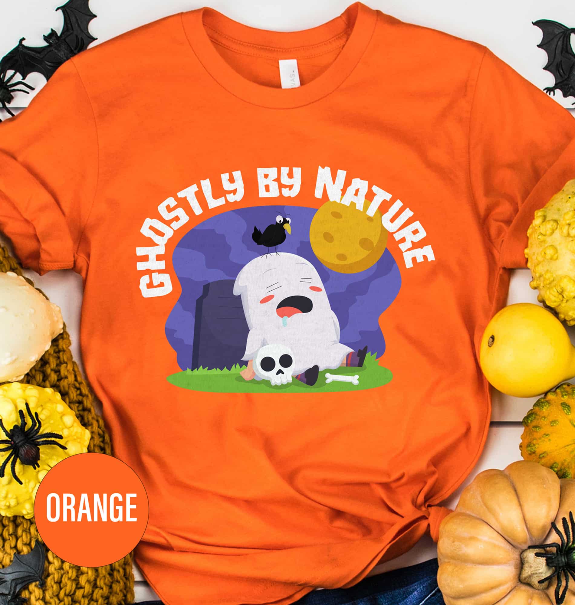 Spooky Versatile Ghost Nature Tee - Holidayshirts