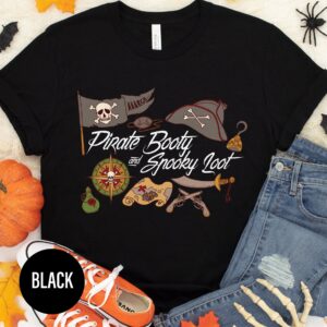 Funky Pirate's Booty Halloween Tee - Holidayshirts