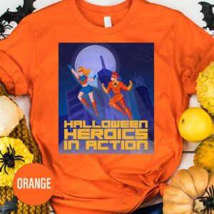 Holidayshirts Spooky Halloween Heroics Tee