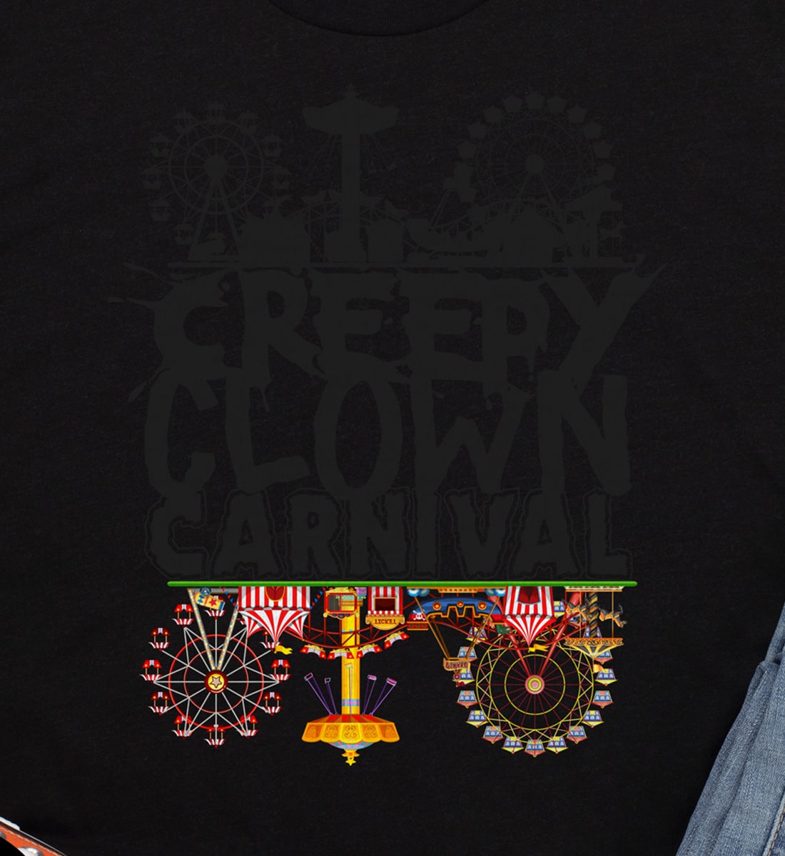 Versatile Creepy Clown Halloween Tee - Holidayshirts