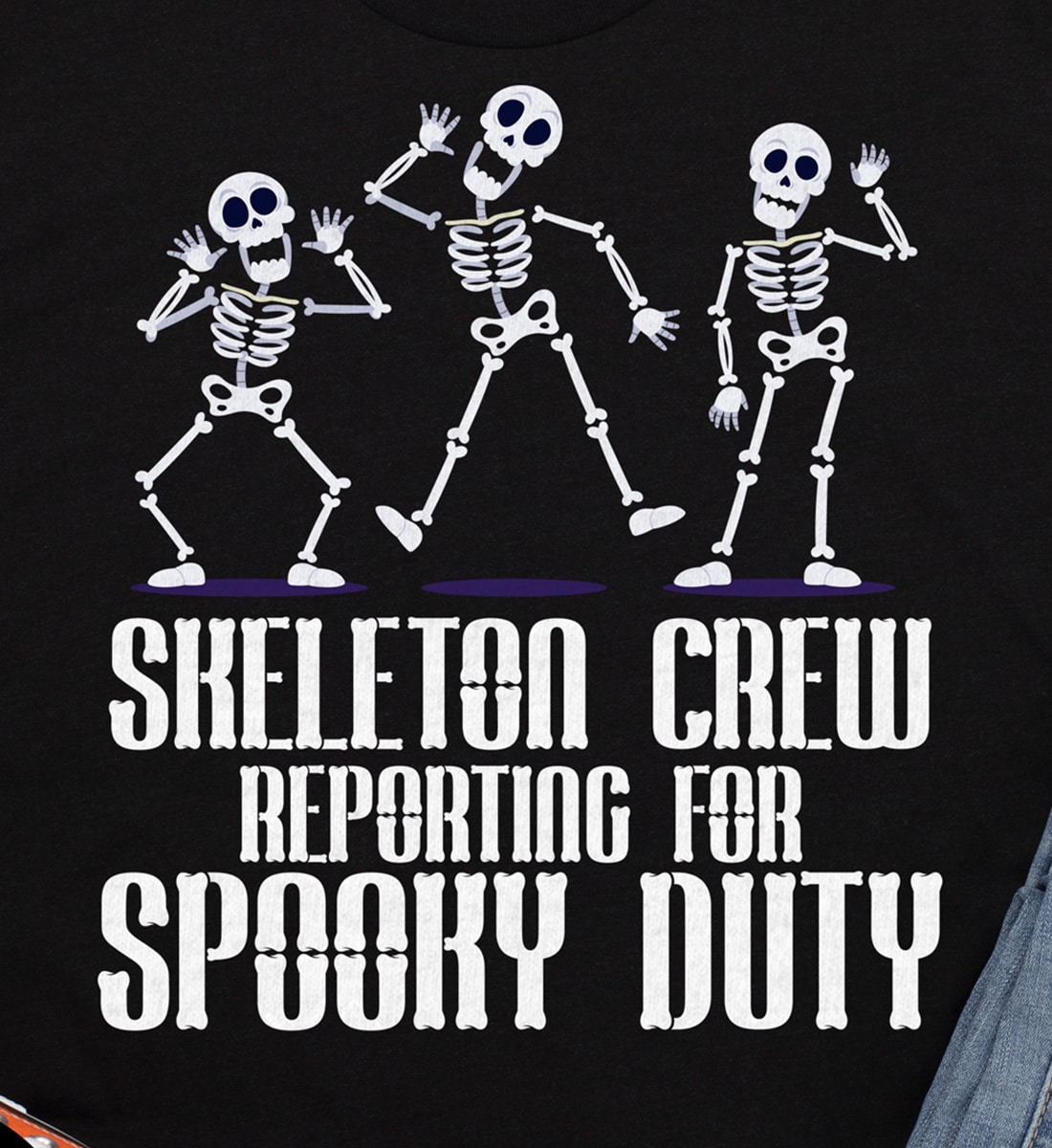 Sleek Spooky Duty Halloween Tee From Holidayshirts