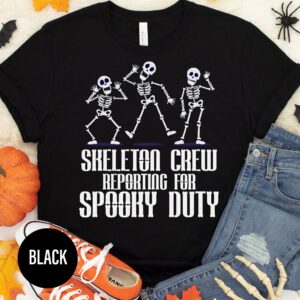 Sleek Spooky Duty Halloween Tee From Holidayshirts