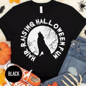 Holidayshirts' Spooky Wolf Halloween Tee