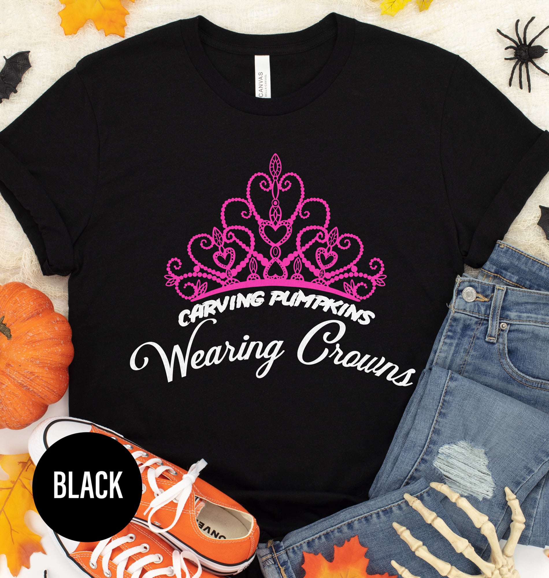 Holidayshirts.com's Chic Halloween Crown Tee