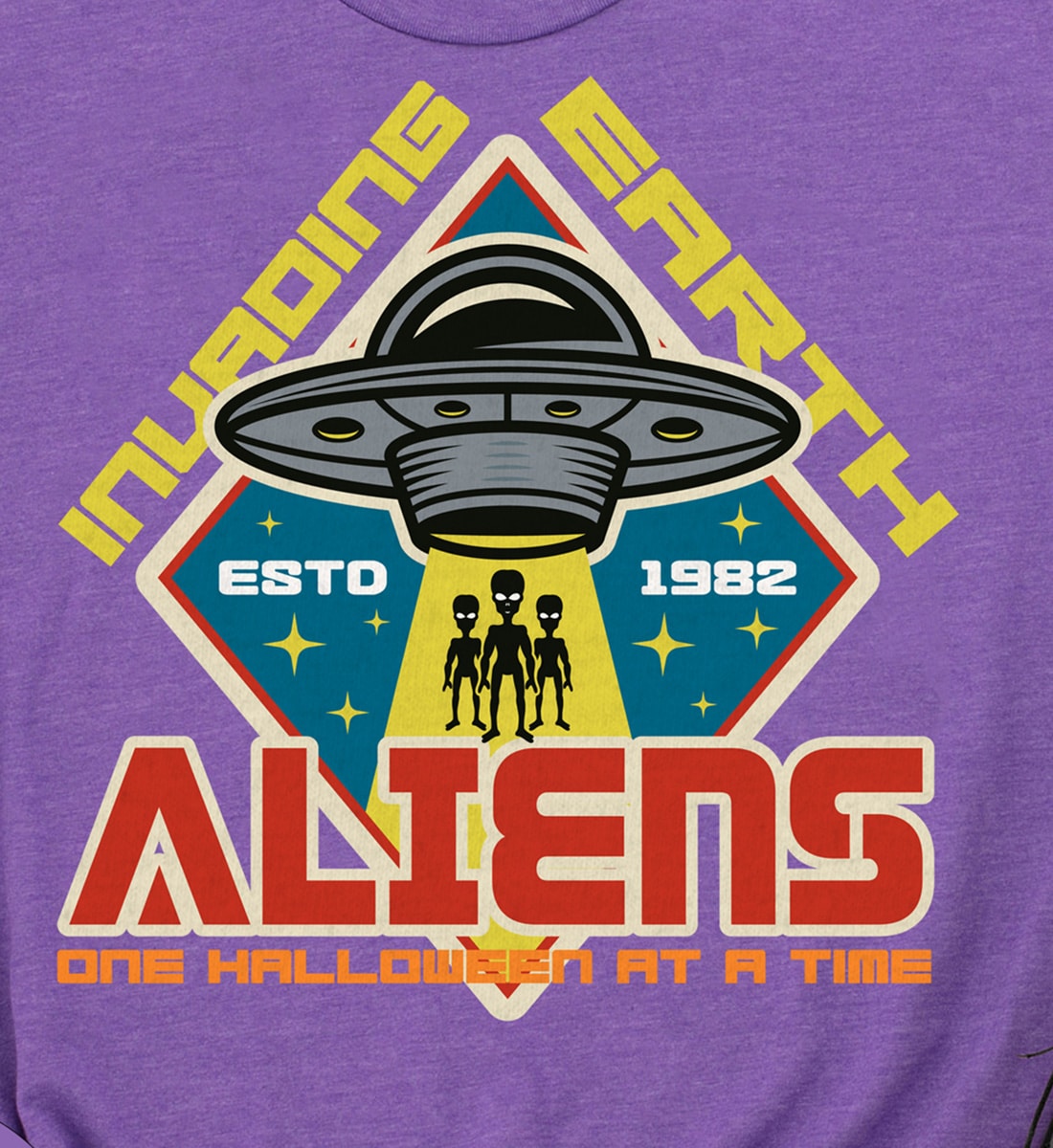 Alien Invasion Casual Tee - Halloween Special