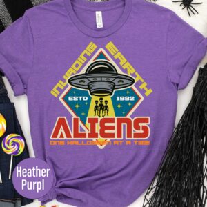 Alien Invasion Casual Tee - Halloween Special