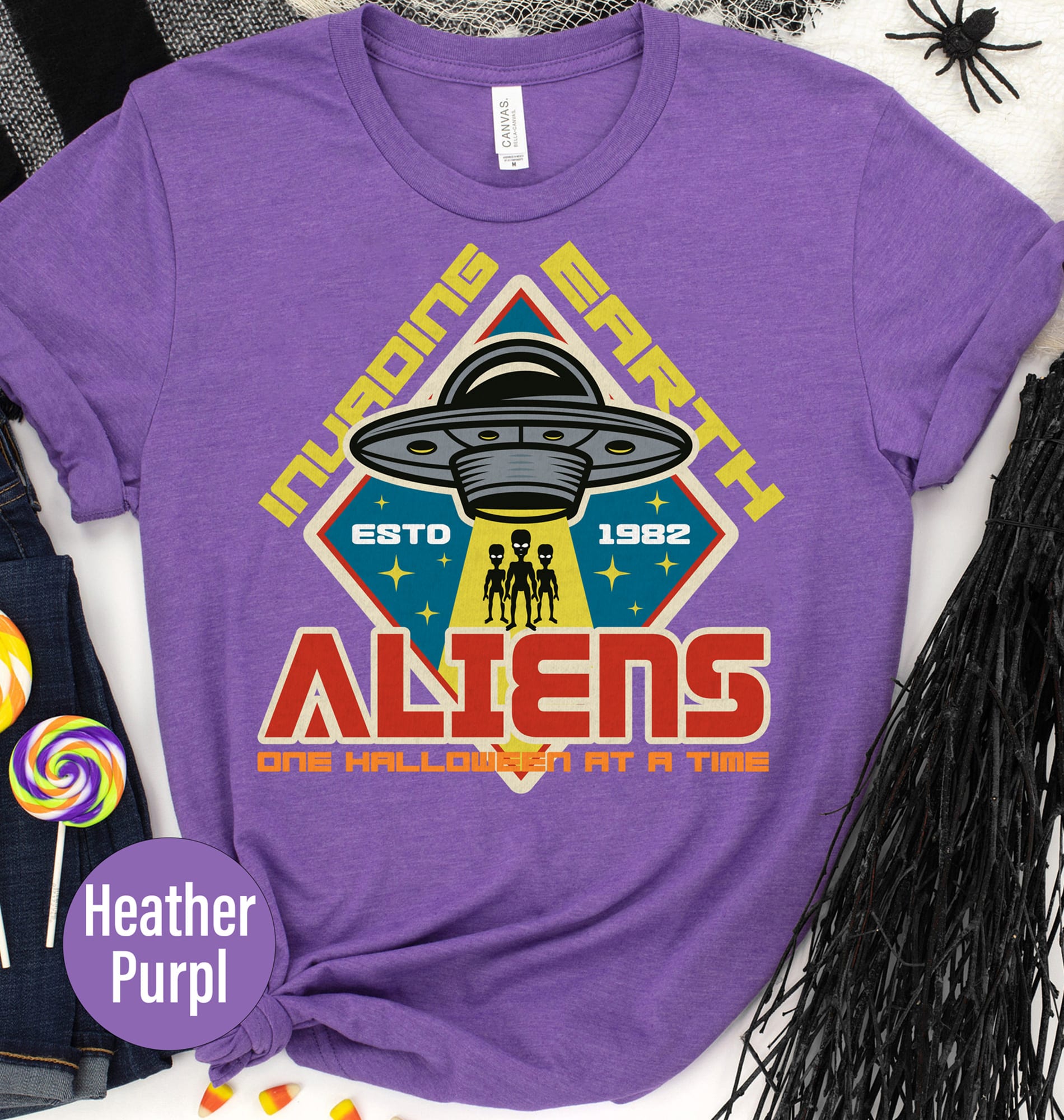 Alien Invasion Casual Tee - Halloween Special