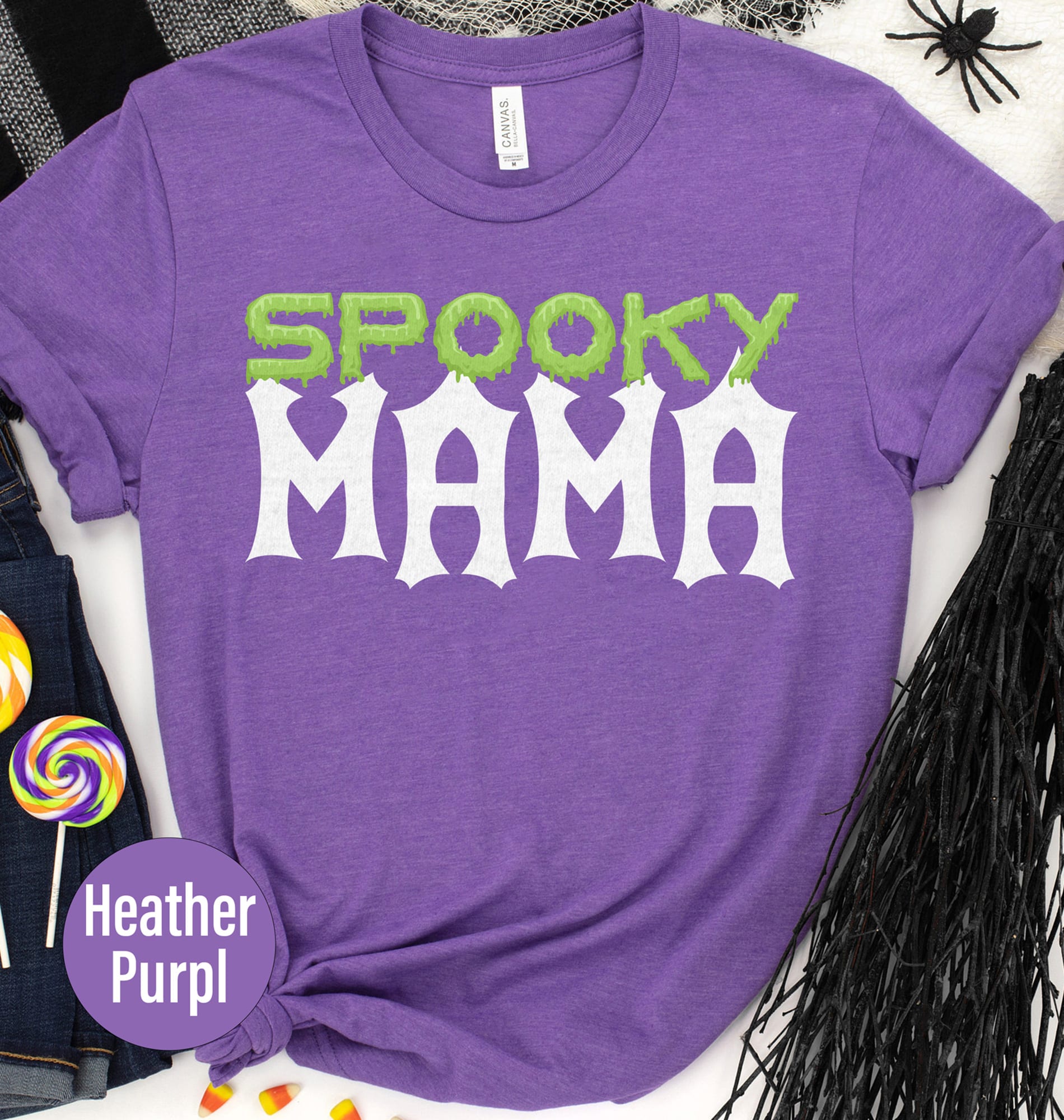 Funky Spooky Mama Halloween Tee - Holidayshirts